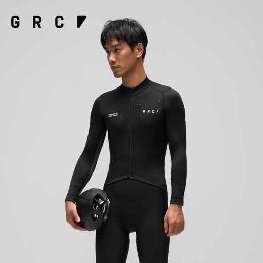 GRC桀骜无尽秋冬新款RESEARCH系列反光抓绒保暖公路自行车夹克男 商品图1