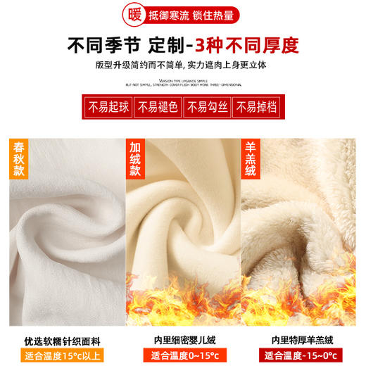 羊羔绒奶芙裤女秋冬季加绒加厚棉裤2025新款休闲小个子直筒阔腿裤 商品图2