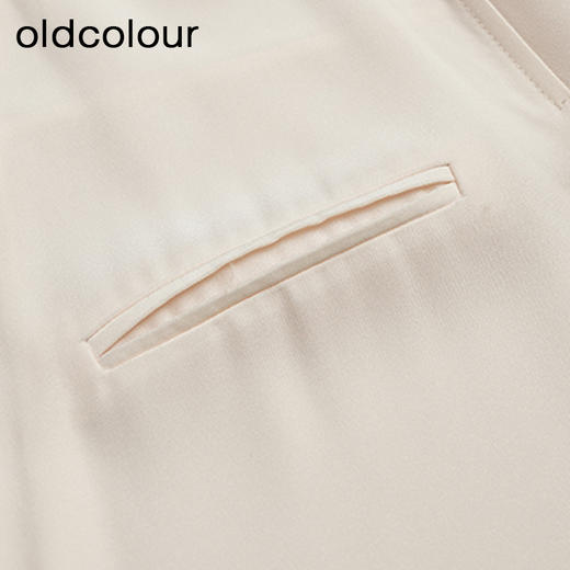 oldcolour欧珂夏季简约日常休闲宽松纯色中袖套头衫女HO26012530 商品图3