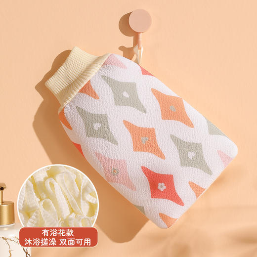 【搓澡巾搓泥搓灰】加厚双层擦灰洗澡布 搓背手套家用搓背沐浴手套  商品图11