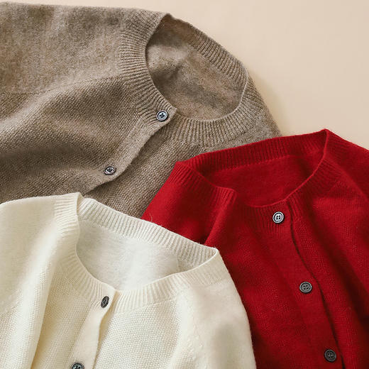 狂野橘子男女款纯羊毛衫丨连续推荐4年，多种款式：圆领、V领、半高领、开衫可选，多色可选，S-3XL（90-185斤可穿） 商品图10