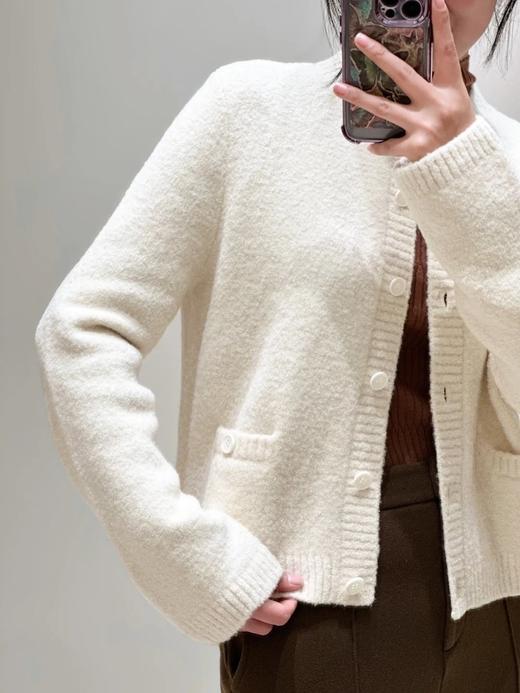 【高品质私服】【IC牦牛绒圈圈纱针织开衫】开衫样式，气质温和知性，简洁剪裁G1192-CC【无标出货 介意慎拍】 商品图1