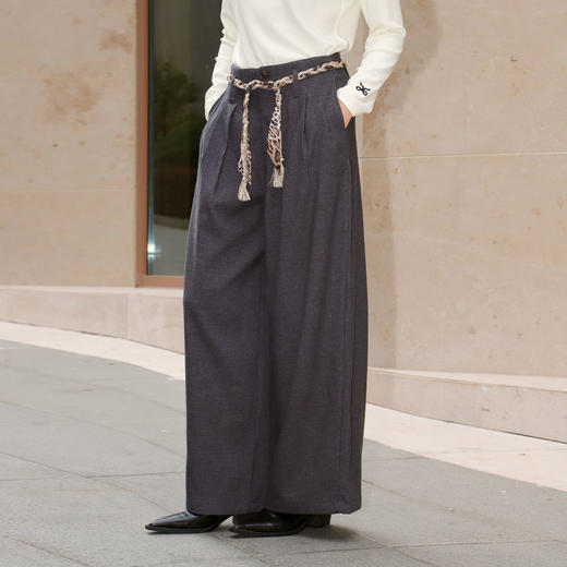 复古腰带阔腿裤-纪念日百货门店同款166844297 商品图1