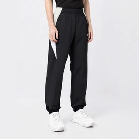 安踏男款休闲运动束脚透气针织长裤152438516-1