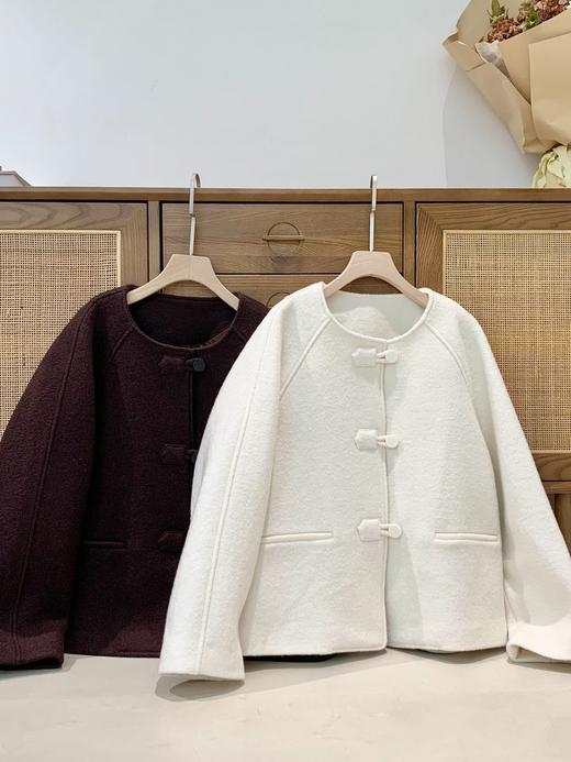 【高品质私服】【IC羊毛摇粒绒短款大衣】布面蓬松饱满，绒感十足，柔软有型G1583-CC【无标出货 介意慎拍】 商品图11