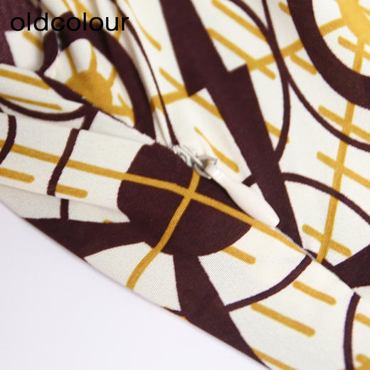 oldcolour欧珂夏季设计感时尚气质高级无袖连衣裙女DN23104084 商品图3