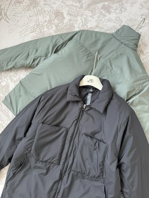 D110420防风防水轻量多功能翻领衬衫式棉服外套男女同款 商品图1