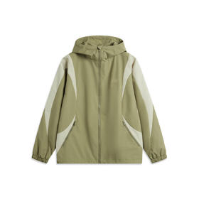 李宁反伍BADFIVE风衣男士开衫长袖外套连帽防风服梭织运动服AFDV005