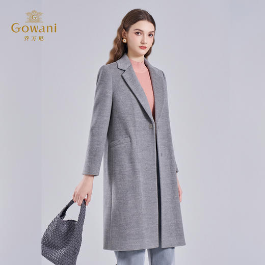 【100%绵羊毛】乔万尼冬新品羊毛大衣重磅澳毛绒保暖厚实EI4A562 商品图2