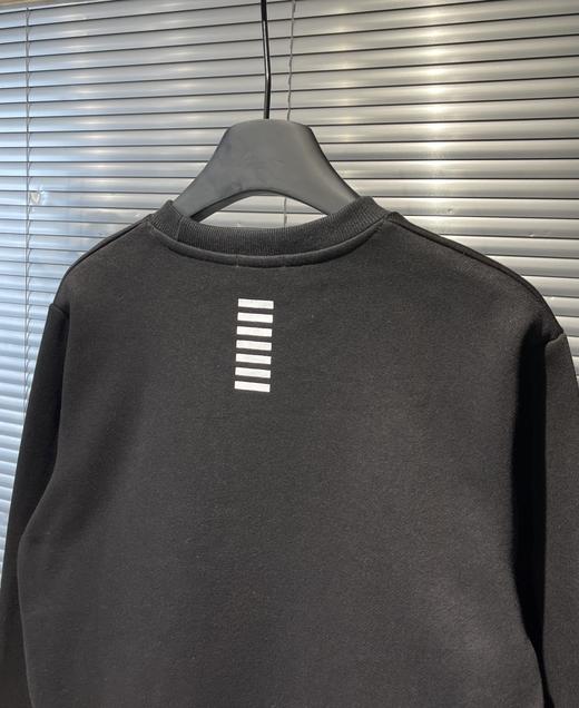 D110423秋冬男士加厚加绒保暖圆领印花重磅卫衣 商品图8