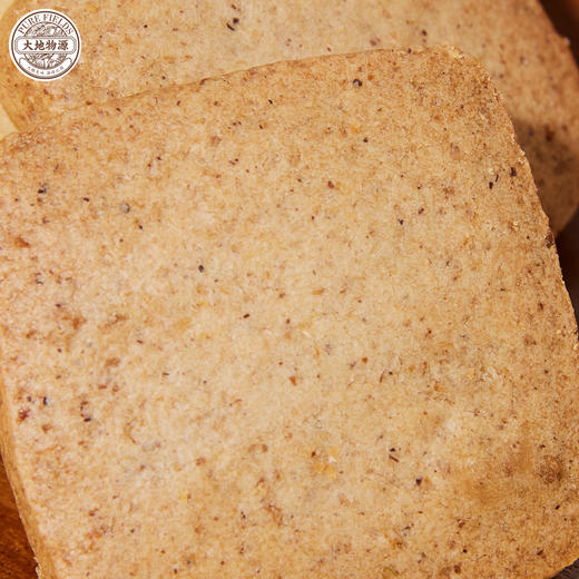 大地物源 松茸饼干松茸青稞饼干100g/盒 咸香酥脆 商品图4