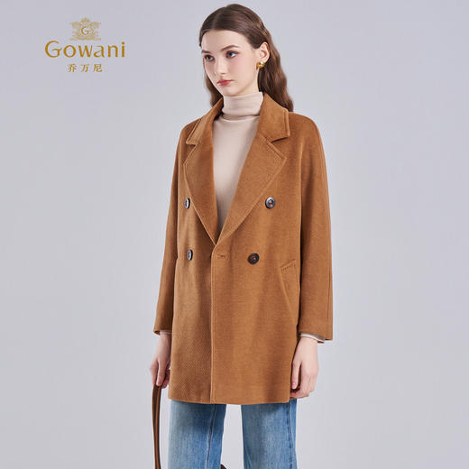 乔万尼100%绵羊毛西装设计毛呢外套羊毛呢大衣ET4A025 商品图2