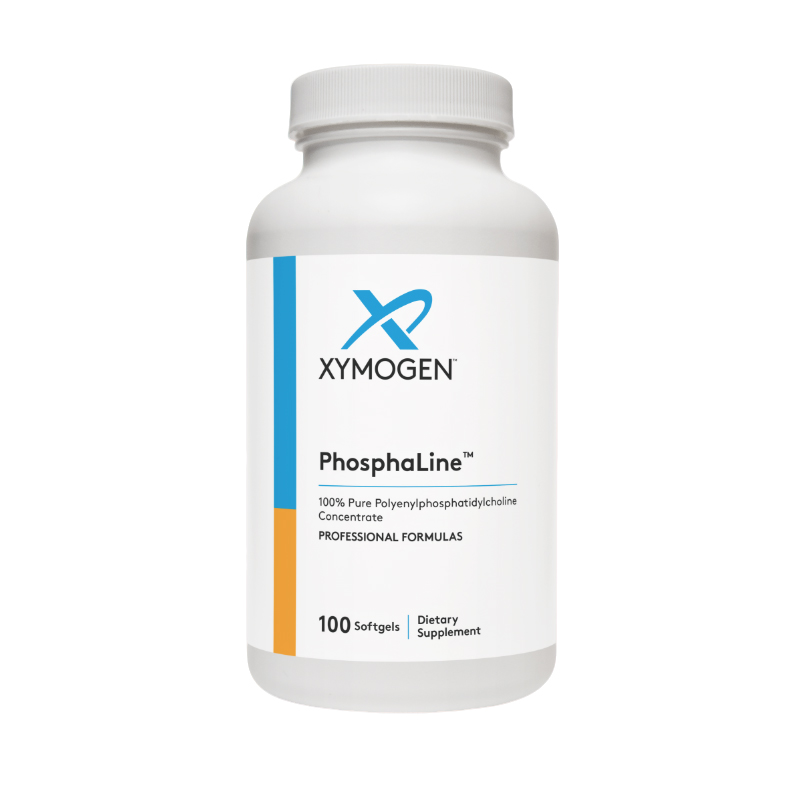 【效期至27年7月】胆碱胶囊 PhosphaLine 100 softgels xymogen 100粒/瓶