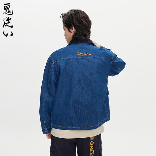 ONIARAI/鬼洗25秋冬新品灯芯绒领金乌神鸟夹克外套男式 B340223 商品图1