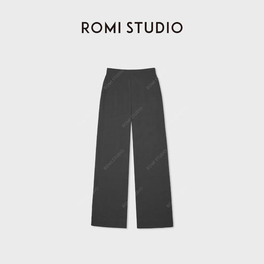 ROMI STUDIO“轻盈舒适”高弹蓝调无侧缝高腰运动直筒裤 RWCAX86399 商品图1