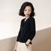 西子/胭脂醉羊毛V领飘带钉珠领结针织衫/MSTJ0713 商品缩略图4