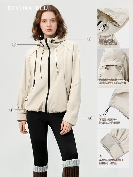 DIVINA BLU 丹麦系列 迪唯纳城野穿行夹克121 商品图3