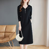 休闲长袖连衣裙女春秋季2026新款高端连帽女士裙子大码胖mm卫衣裙 商品缩略图4