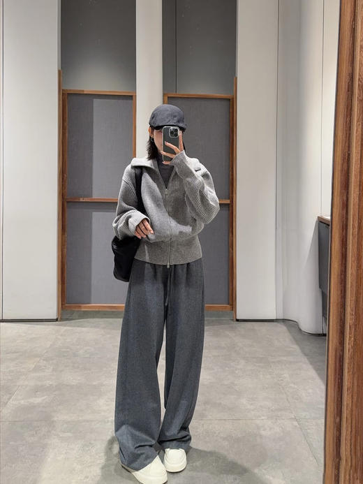 【高品质私服】【JN羊毛呢休闲直筒裤】尽显高级腔调 量感裤型，自然回弹，挺括干爽G1095-CC【无标出货 介意慎拍】 商品图4