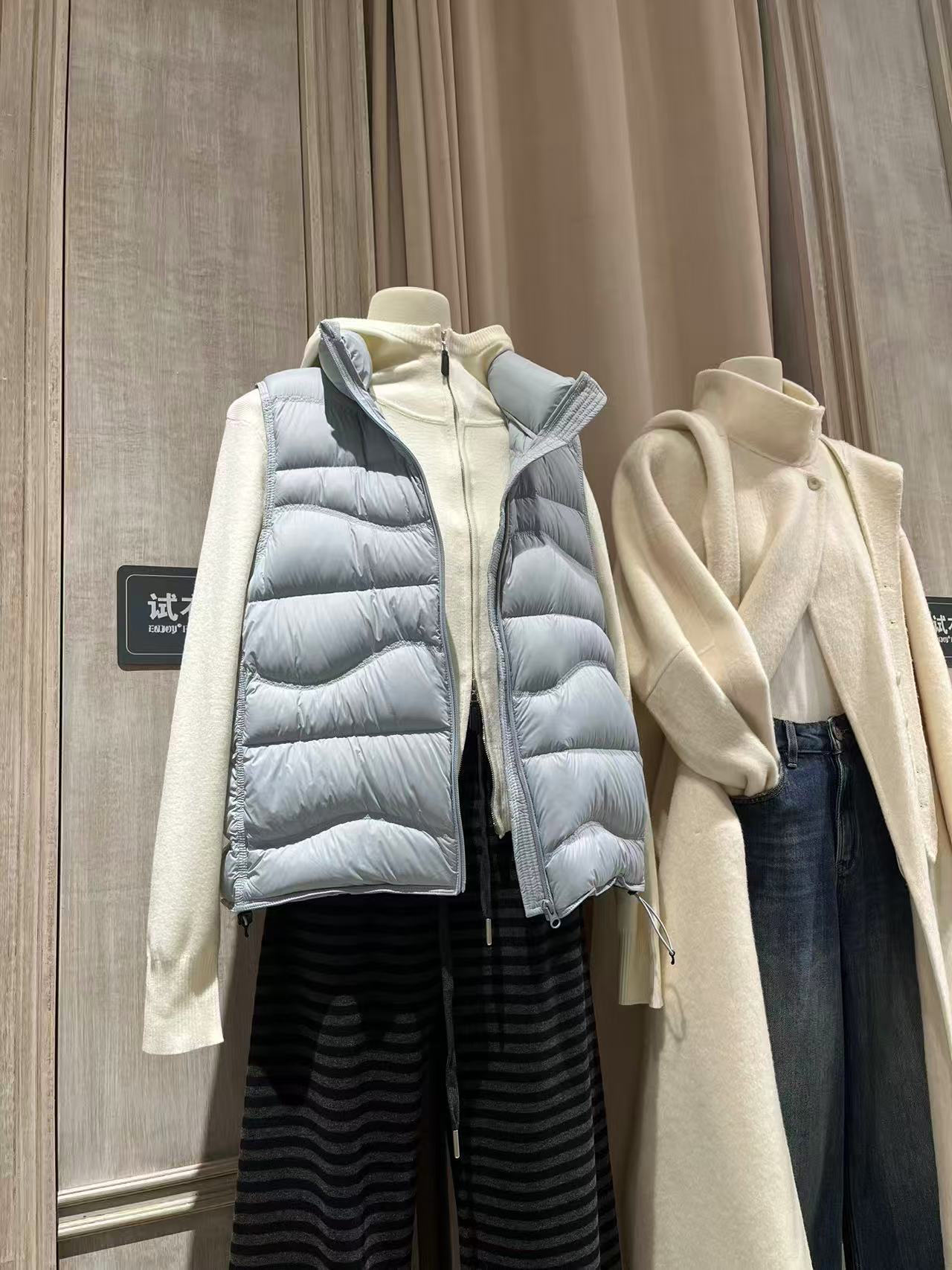 【门店同款】ENJOY冬季“暖冬软糖”立领羽绒马夹 167144014