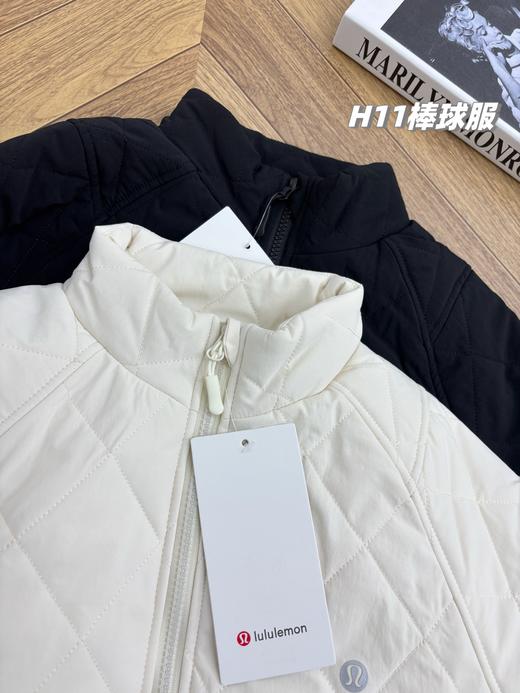 D110428轻暖羊毛夹层保暖棒球服女士夹克外套 商品图10