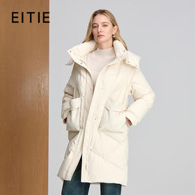 EITIE爱特爱带帽高领大口袋设计时尚简约冬季保暖羽绒服8411116