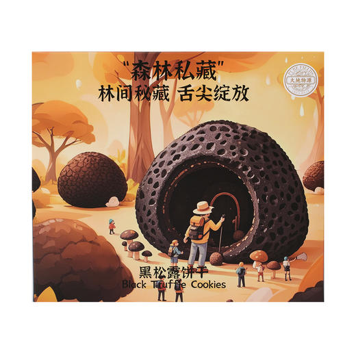 大地物源云南特产黑松露曲奇饼干伴手礼物零食下午茶8g*16/盒 商品图7