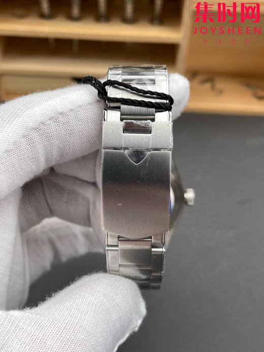 ZF帝舵"小黑花"碧湾系列M79030N-0001 男士机械腕表，红三角，金时标 商品图7