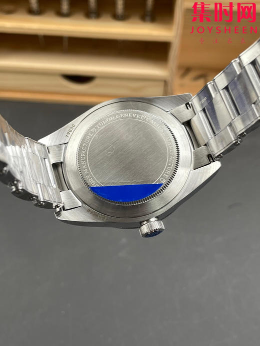 ZF帝舵"小黑花"碧湾系列M79030N-0001 男士机械腕表，红三角，金时标 商品图4