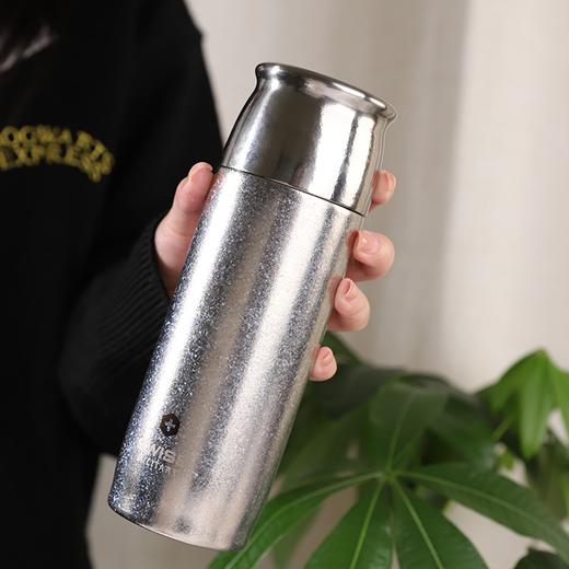 【99.8%航空钛材 0涂层更安全 双盖磁吸防漏】瑞士军工“纯钛”磁吸保温杯 400ml  送手提礼盒装 商品图3