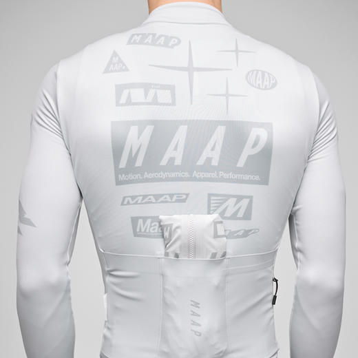 MAAP 男士 Drome 系列 加绒长袖骑行服 冰雾灰 商品图2