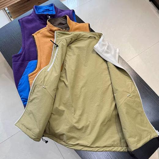 摇粒绒抓绒背心！2025新款双面山系风高领拉链保暖情侣男女同款马甲！ 商品图3