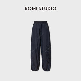 ROMI STUDIO“率性自我”立体剪裁宽松锦纶快干休闲裤RWCAX66283