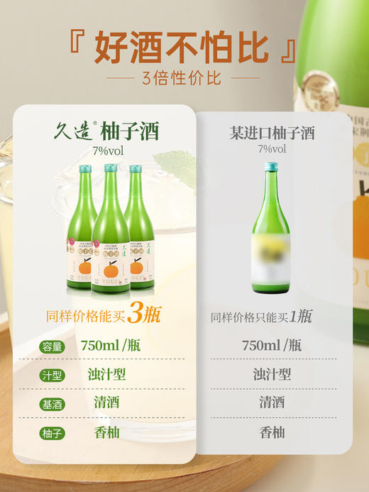 小花样久造柚子酒 商品图7
