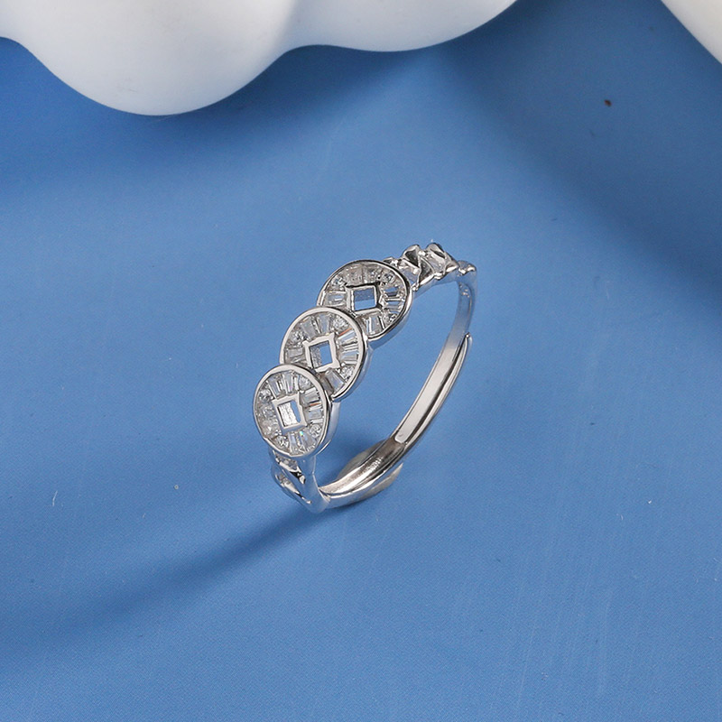 【宏艺珠宝】星钻财路通·银s925戒指