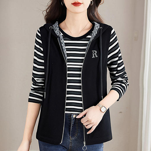 连帽马甲女秋季2026年新款休闲大码坎肩洋气女装背心时尚春秋外套 商品图4