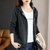 休闲连帽外套女士春秋季2026新款大码女装开衫卫衣洋气好看的上衣 商品缩略图4