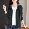 休闲连帽外套女士春秋季2026新款大码女装开衫卫衣洋气好看的上衣 商品缩略图3