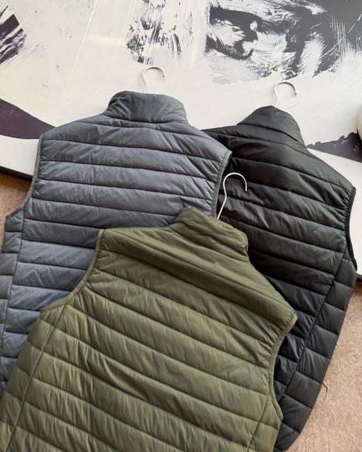 D110436冬季胸前印染LOGO羽绒立领情侣马甲轻薄款 商品图7