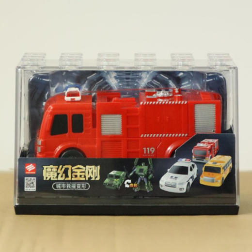 儿童玩具5寸救援变形车-纪念日百货门店同款167894051 商品图0