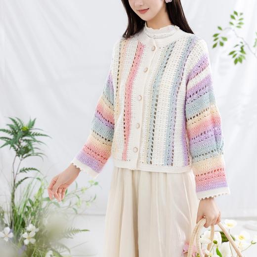 苏苏姐家candy开衫手工diy编织钩针印象雾羽毛线团外套自制材料包预 商品图1