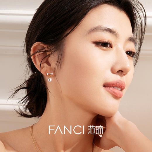 Fanci范琦泡泡甜心耳钉甜美蝴蝶结送女生送女友生日礼物 商品图4