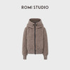 ROMI STUDIO“老钱经典”羊毛混纺蓬松连帽插肩袖外套 RWCWWG5925 商品缩略图2