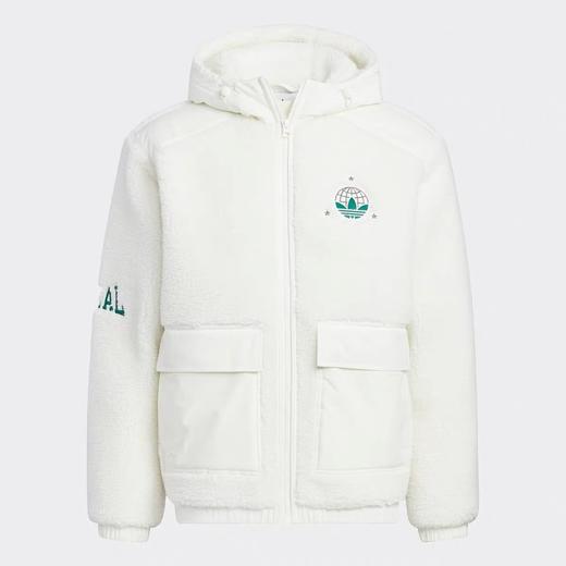279.9秒杀Adidas/阿迪达斯三叶草男女简约美式仿羊羔绒外套457799-CY 商品图2