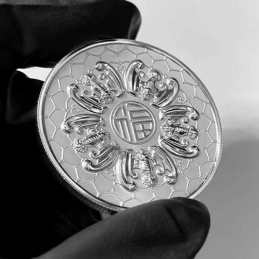 五福临门超高浮雕银币 重1盎司 原盒原证 斐济发行 商品图7
