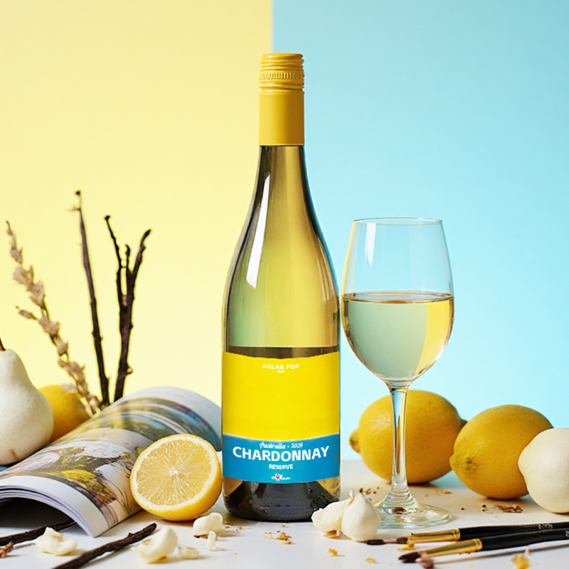 【新品】奥兰艺术家澳洲原瓶进口霞多丽干白葡萄酒13.5°750ml 优雅小白花清爽白葡萄酒