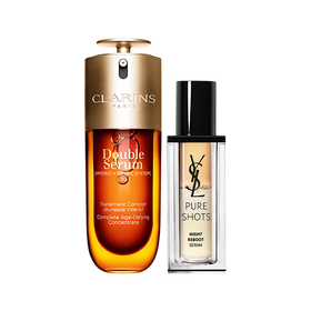 【王炸组合】 Clarins娇韵诗 第九代双萃精华50ml+YSL圣罗兰夜皇后精华30ml 