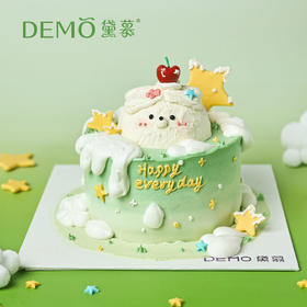 云端抱抱熊·创意主题奶油蛋糕|Cuddly Cloud Teddy