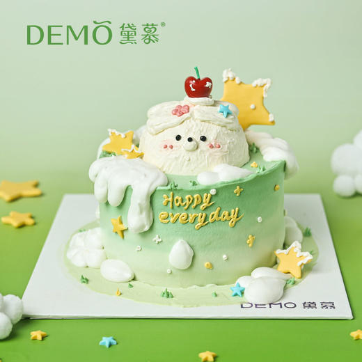 云端抱抱熊·创意主题奶油蛋糕|Cuddly Cloud Teddy 商品图0
