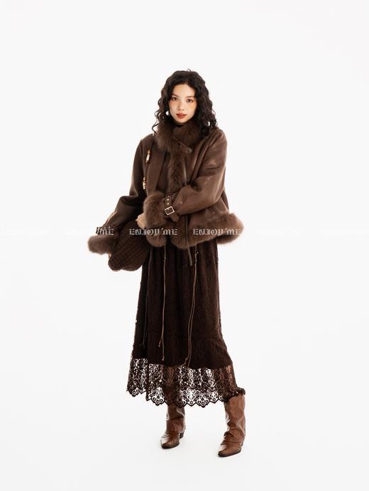 【门店同款】ENJOY冬季“游牧漫寻”暮色古堡皮草外套 167450097 商品图4